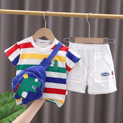 Trendy Summer Outfit for Boys | Two-Piece Set - # BAAA71710021 & BOAA11310013