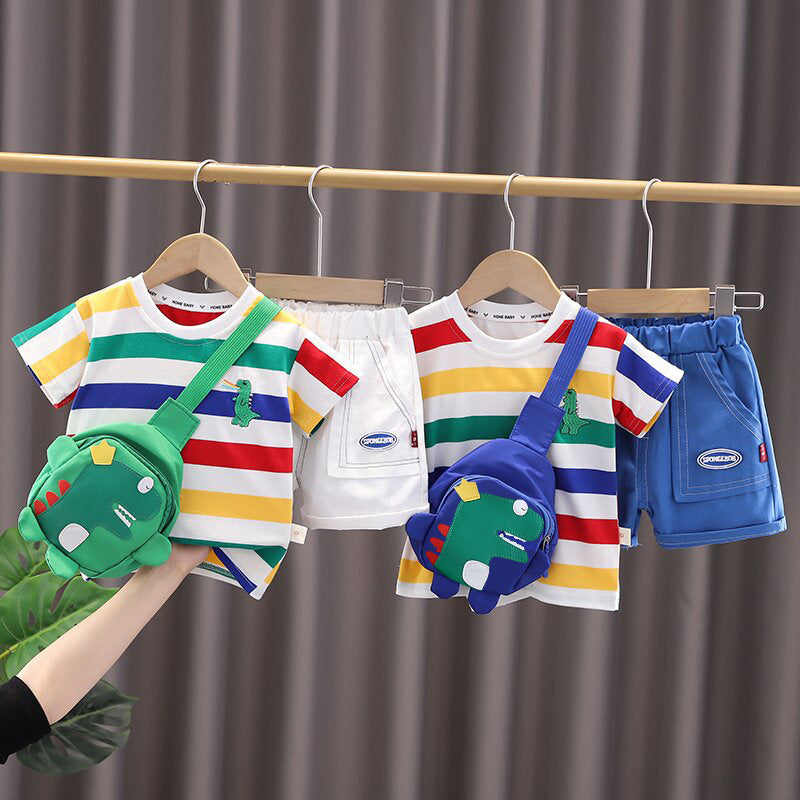 Trendy Summer Outfit for Boys | Two-Piece Set - # BAAA71710021 & BOAA11310013