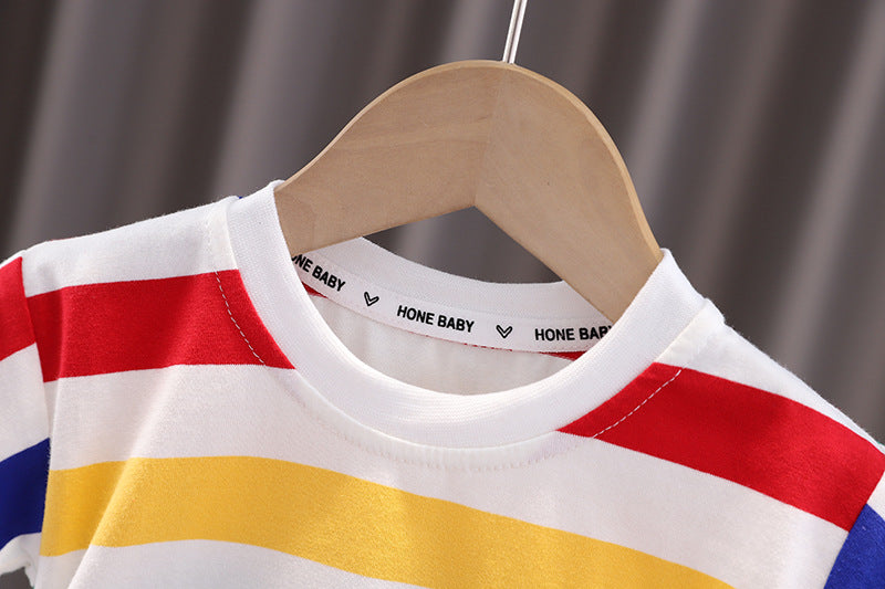 Trendy Summer Outfit for Boys | Two-Piece Set - # BAAA71710021 & BOAA11310013