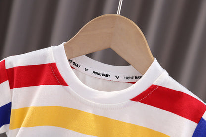 Trendy Summer Outfit for Boys | Two-Piece Set - # BAAA71710021 & BOAA11310013