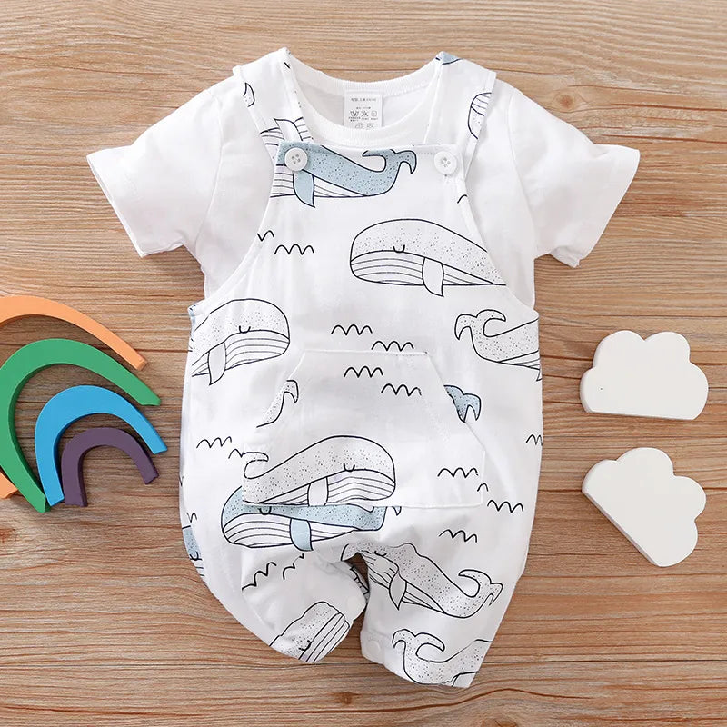 Two-Piece Newborn Summer Outfit - # BAAA71710009
