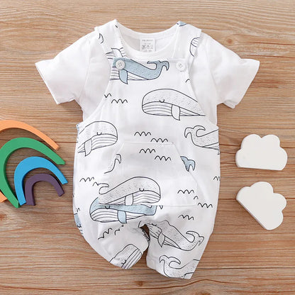 Two-Piece Newborn Summer Outfit - # BAAA71710009