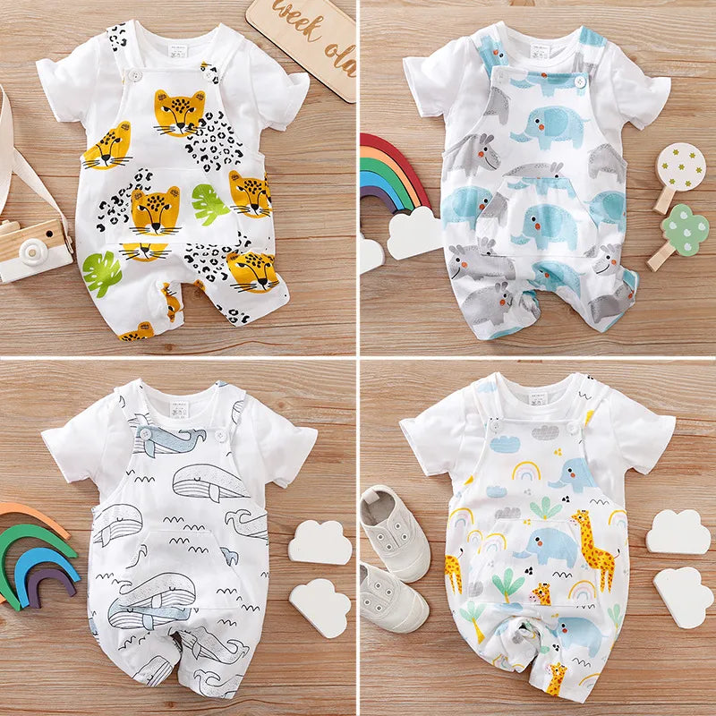 Two-Piece Newborn Summer Outfit - # BAAA71710009