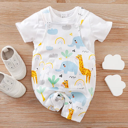 Two-Piece Newborn Summer Outfit - # BAAA71710009