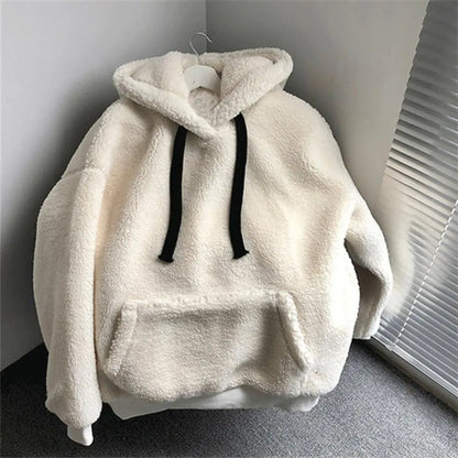 Winter Fluffy Furry Hoodie - # BOAA13510006