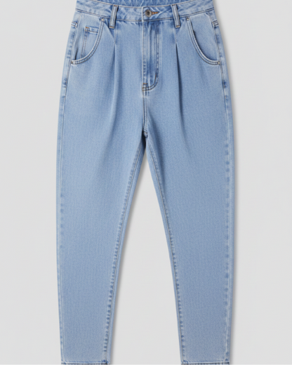 Women Casual Loose Fit Denim Trousers - # GIAA23410043