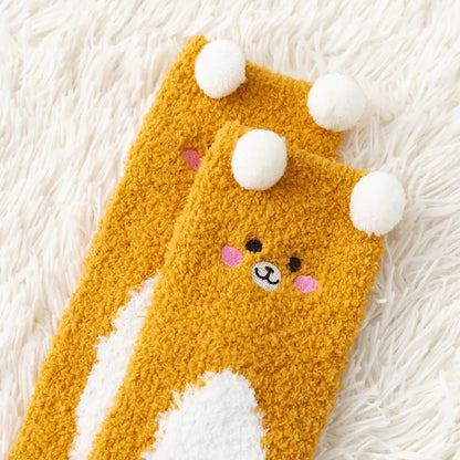 Women's  Fuzzy Socks Winter Warm Fleece - # GIAA231010005