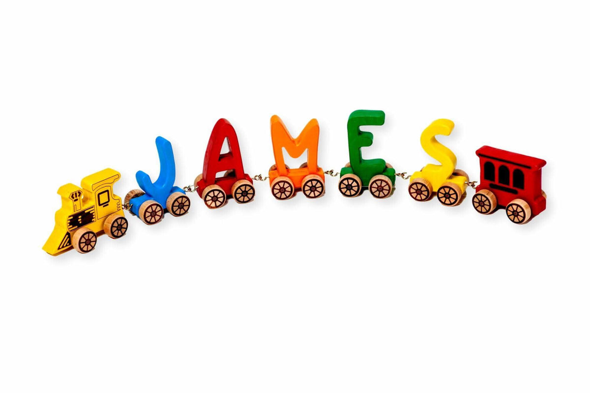 Wooden Letter Train Puzzle-6