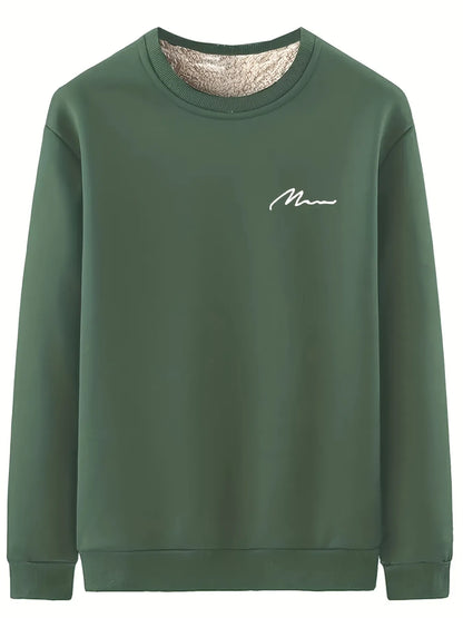 Wool Loose Round Neck Sweatshirt - # BOAA13510041
