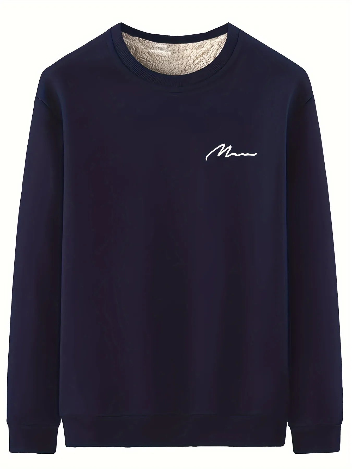Wool Loose Round Neck Sweatshirt - # BOAA13510041