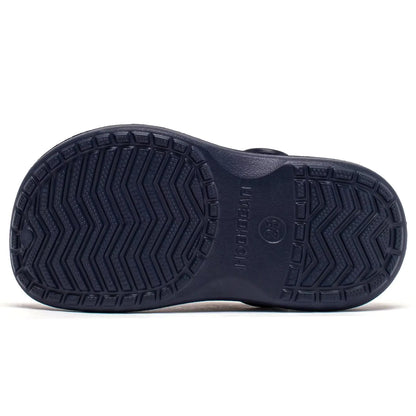 WOUEOI Boys Girls Garden Shoes Toddler Cartoon Slides Sandals Kids Clogs 2 Little Kid A-dark Blue - # BOAA71310001