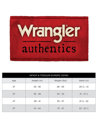 Wrangler Authentic | Boys' Classic Denim Overall | 5T Aged | Indigo - # BOAA11410014