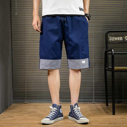 Young Men's Summer Trendy Five-Point Shorts - # BOAA13410028