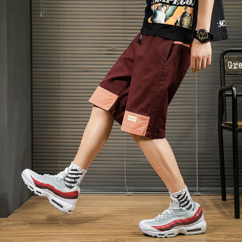 Young Men's Summer Trendy Five-Point Shorts - # BOAA13410028
